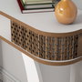 Hanah Home Damla - Aparador Blanco con Espejo